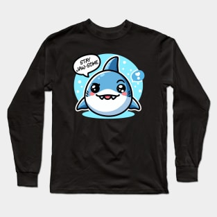 Shark Stay Jaw-Some Long Sleeve T-Shirt